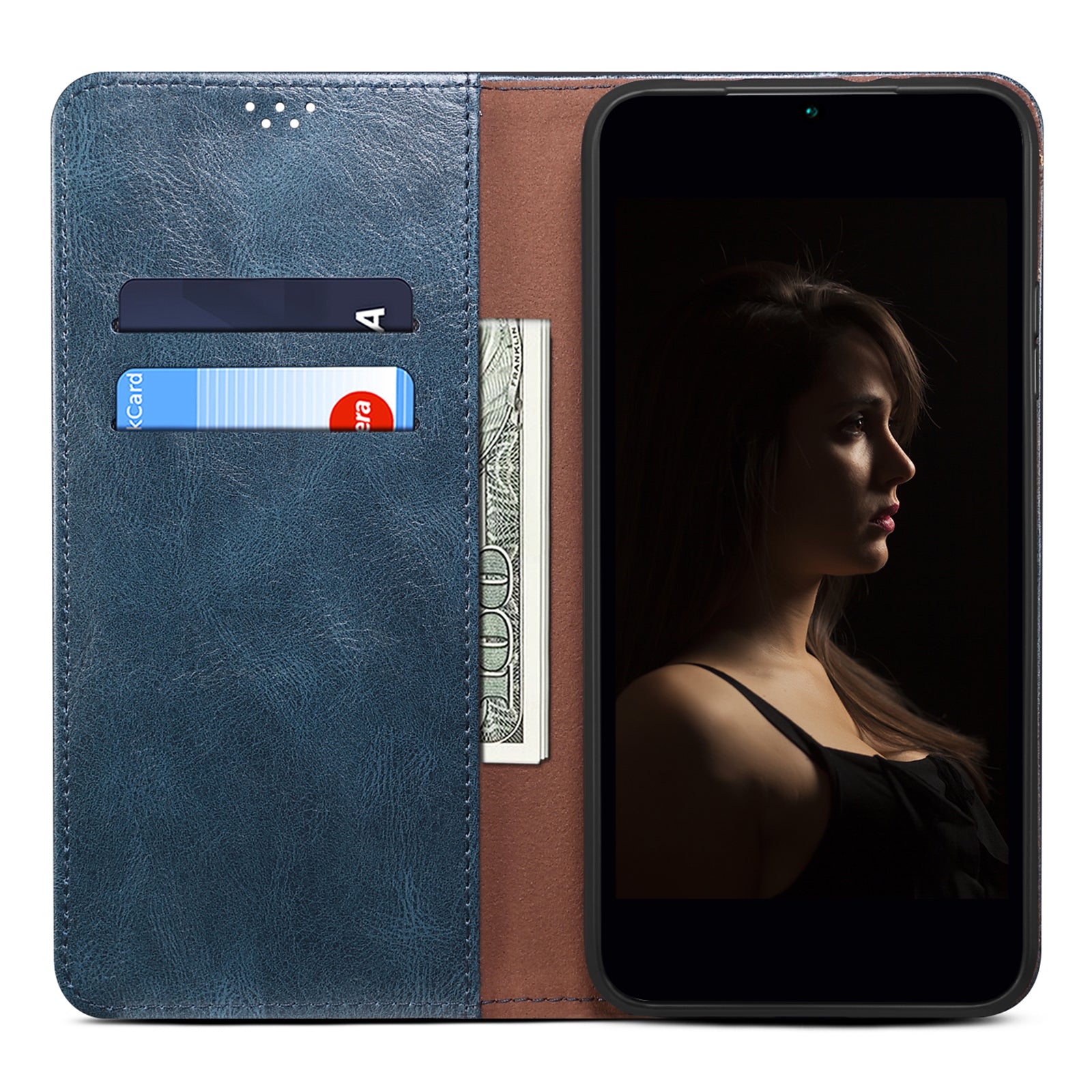 Anti-fall Phone Case For Xiaomi Redmi K60E 5G Waxy Crazy Horse Texture Stand Wallet PU Leather Magnetic Auto-absorbed Folio Flip Phone Cover Anti-fall Phone Case For Xiaomi Redmi K60E 5G Waxy Crazy Horse Texture Stand Wallet PU Leather Magnetic Auto-absorbed Folio Flip Phone Cover